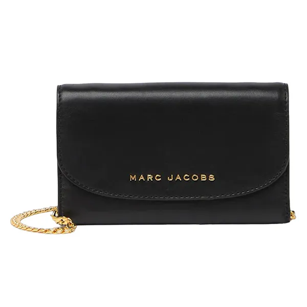 Túi Đeo Vai Nữ Marc Jacobs Black Avenue Leather Chain Màu Đen