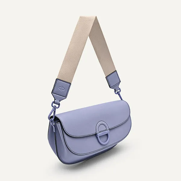 Túi Đeo Vai Nữ Pedro Jean Leather Shoulder Bag Violet 76610063 Màu Tím