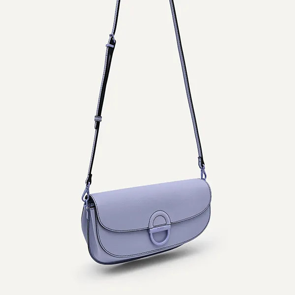 Túi Đeo Vai Nữ Pedro Jean Leather Shoulder Bag Violet 76610063 Màu Tím