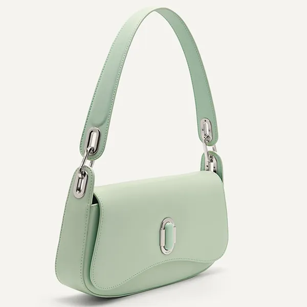 Túi Đeo Vai Nữ Pedro Rift Leather Shoulder Bag Light Green 76390084 Màu Xanh Mint