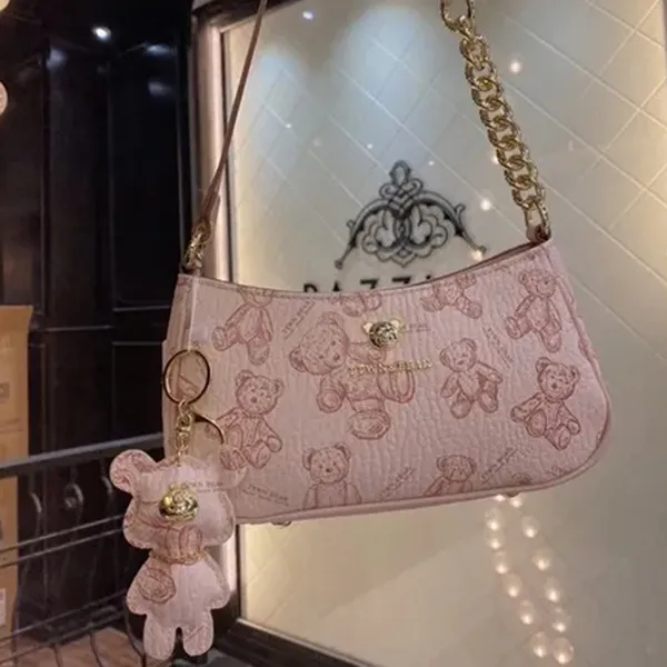 Túi Đeo Vai Nữ TTWN BEAR TN1783 2463 Màu Hồng Charm 90