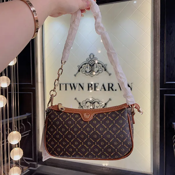 Túi Đeo Vai Nữ TTWN BEAR TN2661 Màu Nâu Lưới