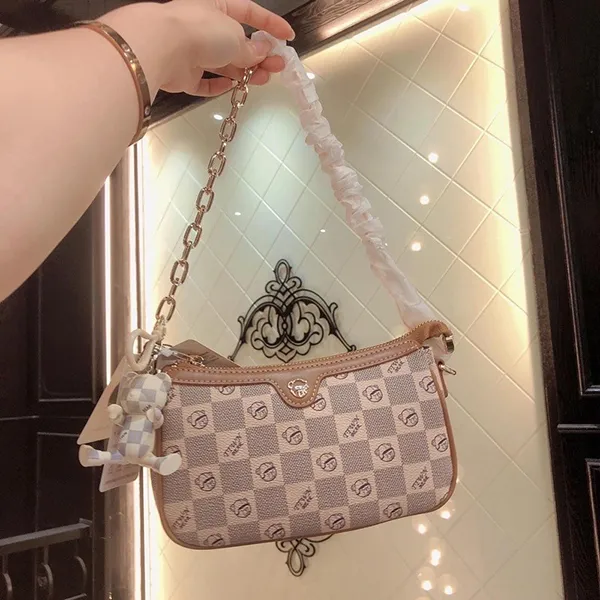 Túi Đeo Vai Nữ TTWN BEAR TN2661 TN2661A Lưới Ô Vuông Xám Trắng