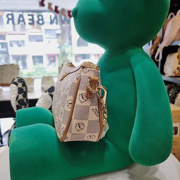 Túi Đeo Vai Nữ TTWN BEAR TN2661 TN2661A Lưới Ô Vuông Xám Trắng