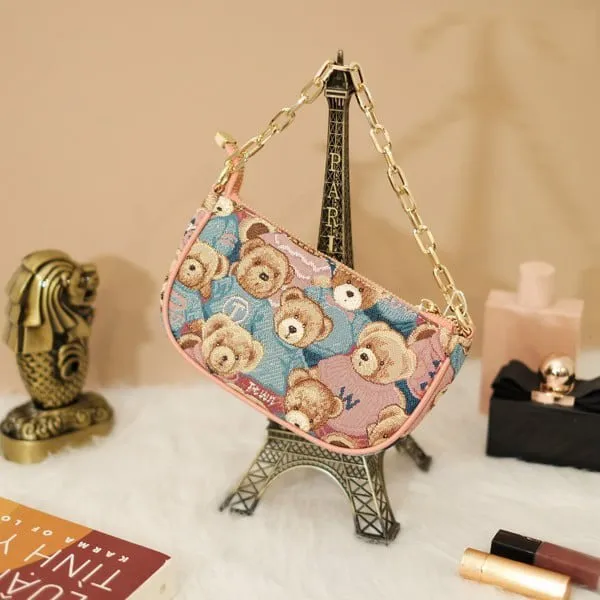 Túi Đeo Vai Nữ TTWN BEAR TT2131 TT2104 Màu Hồng 03