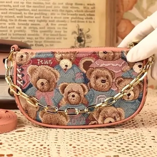 Túi Đeo Vai Nữ TTWN BEAR TT2131 TT2104 Màu Hồng 03