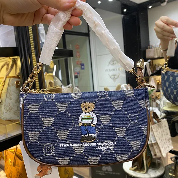 Túi Đeo Vai Nữ TTWN BEAR TT2369 2372 Màu Xanh Blue