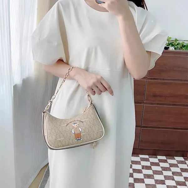 Túi Đeo Vai Nữ TTWN BEAR TN3246 Màu Nâu Khaki