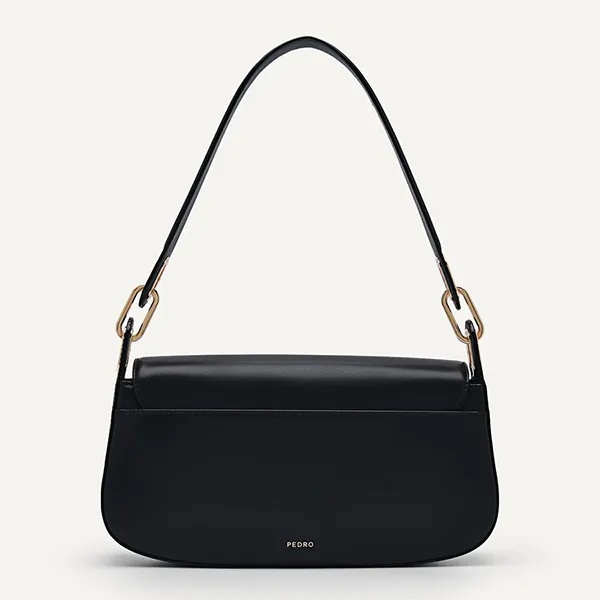 Túi Đeo Vai Nữ Pedro Studio Rift Leather Shoulder Bag Black 76390084-1 Màu Đen - Túi xách - Vua Hàng Hiệu