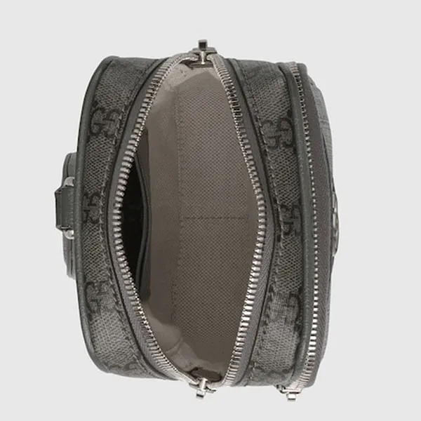 Túi Đeo Vai Unisex Gucci GG Ophidia Mini Bag 752565 UULHK 8576 Màu Xám - Túi xách - Vua Hàng Hiệu