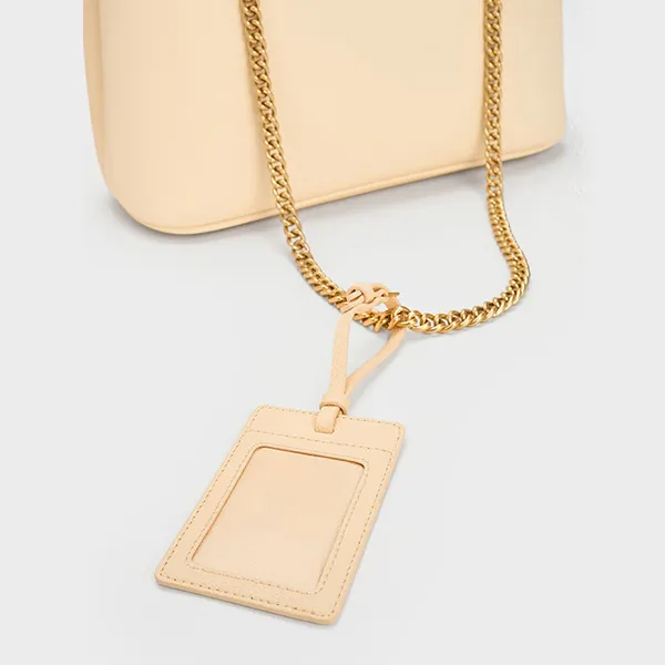 Túi Tote Nữ Charles & Keith CNK Alcott Tote Bag 30151265 Màu Beige