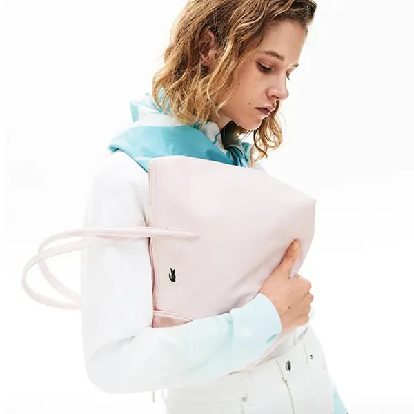 Túi Tote Nữ Lacoste L1212 NF1890PO G55 Màu Hồng Phấn