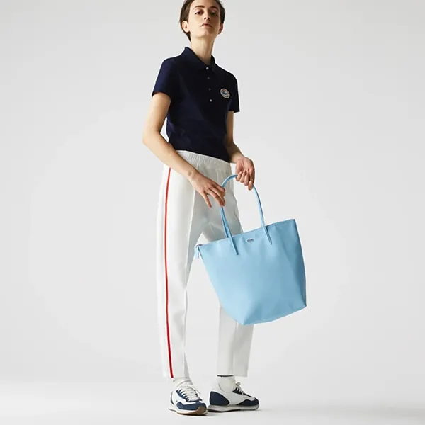 Túi Tote Nữ Lacoste L1212 NF1890PO G55 Màu Xanh Da Trời