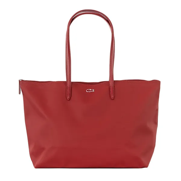 Túi Tote Nữ Lacoste L1212 Shopping Bag Alizarine Form Ngang NF1888PO C62 Màu Đỏ Đô