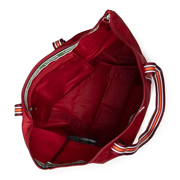 Túi Tote Nữ Lacoste Shopping Bag Bordeaux Form Ngang NF3618YA C88 Màu Đỏ Đô