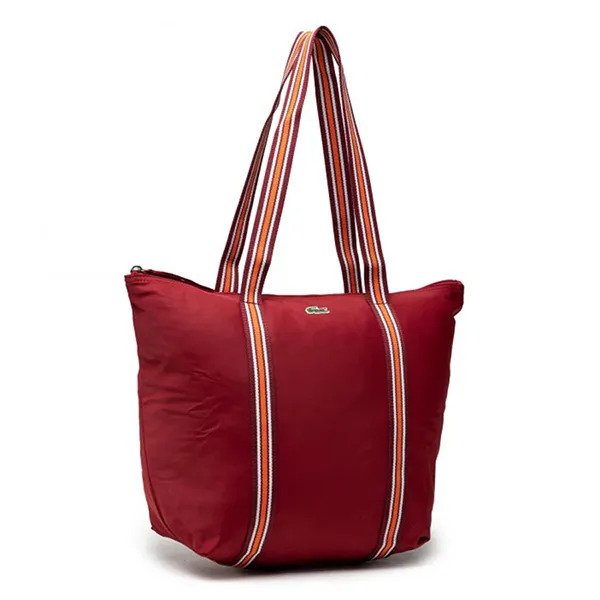 Túi Tote Nữ Lacoste Shopping Bag Bordeaux NF3619YA C88 Màu Đỏ Đô