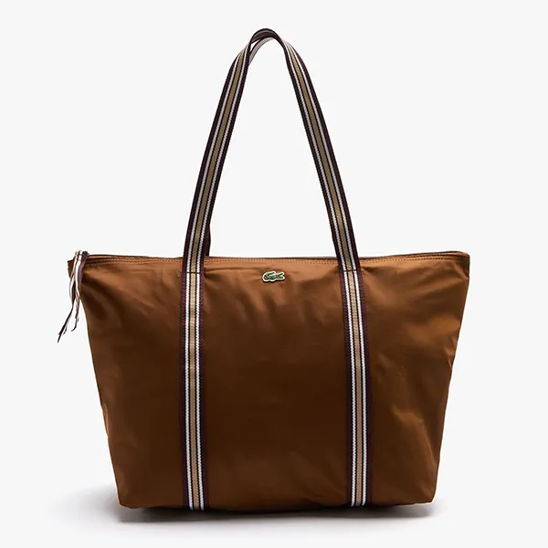 Túi Tote Nữ Lacoste Shopping Bag Brown NF3618YA H18 Màu Nâu - Túi xách - Vua Hàng Hiệu