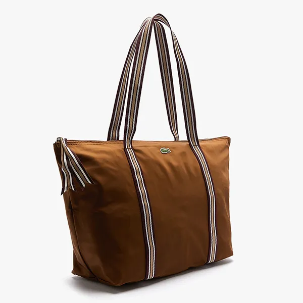 Túi Tote Nữ Lacoste Shopping Bag Brown NF3618YA H18 Màu Nâu - Túi xách - Vua Hàng Hiệu