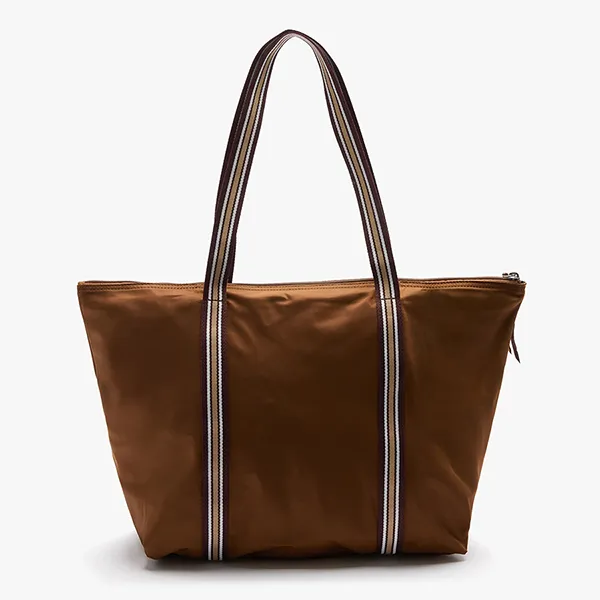 Túi Tote Nữ Lacoste Shopping Bag Brown NF3618YA H18 Màu Nâu - Túi xách - Vua Hàng Hiệu