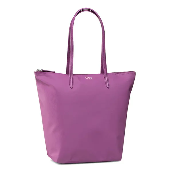 Túi Tote Nữ Lacoste Vertical Shopping Bag Meadow Mauve Form Đứng NF1890PO D51 Màu Tím - Túi xách - Vua Hàng Hiệu
