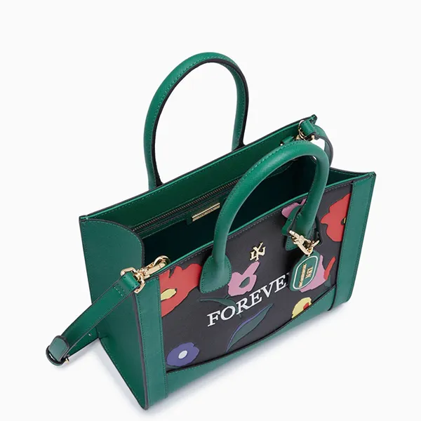 Túi Tote Nữ Lyn Lola S Tote Bags LL23FBF076 Màu Xanh Green - Túi xách - Vua Hàng Hiệu