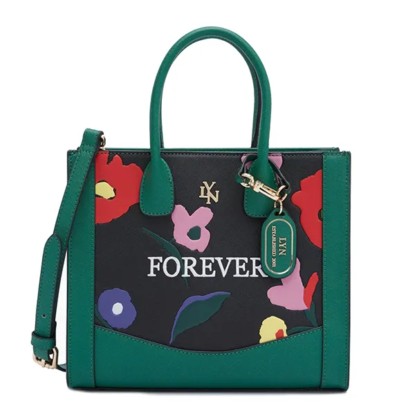 Túi Tote Nữ Lyn Lola S Tote Bags LL23FBF076 Màu Xanh Green - Túi xách - Vua Hàng Hiệu