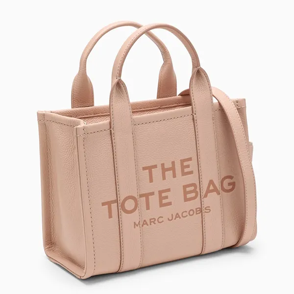 Túi Tote Marc Jacobs Mini Pink Leather Tote Bag Màu Hồng Phấn