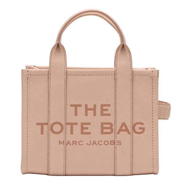 Túi Tote Marc Jacobs Mini Pink Leather Tote Bag Màu Hồng Phấn