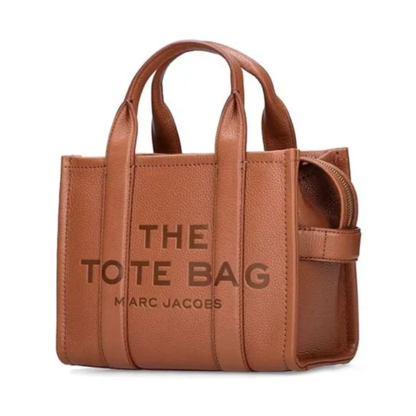 Túi Tote Nữ Marc Jacobs Women's Brown The Small Tote Leather Bag Màu Nâu
