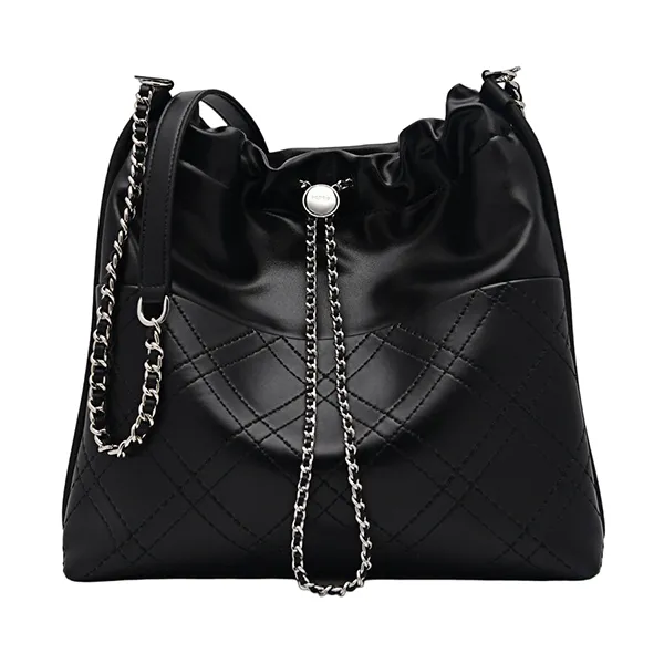 Túi Tote Nữ Pedro Cala Quilted Drawstring Tote - Black 46390017 Màu Đen