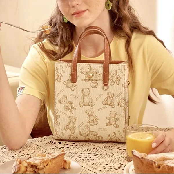 Túi Tote Nữ TTWN Bear TN1994 Màu Trắng