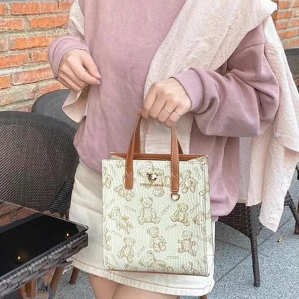 Túi Tote Nữ TTWN Bear TN1994 Màu Trắng