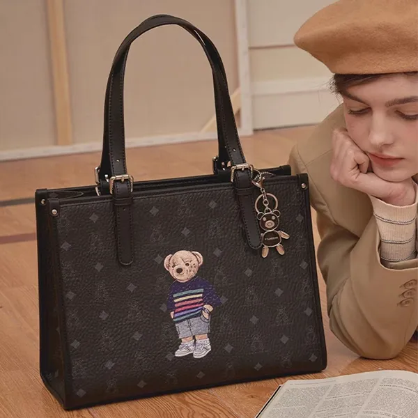 Túi Tote Nữ TTWN BEAR TN3262 Màu Đen