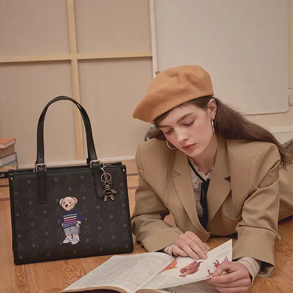 Túi Tote Nữ TTWN BEAR TN3262 Màu Đen