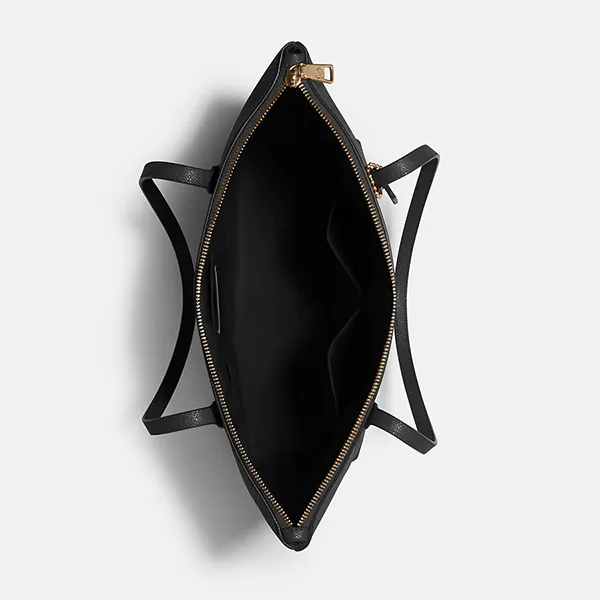 Túi Xách Nữ Coach Zip Top Gold/Black 4454 Màu Đen