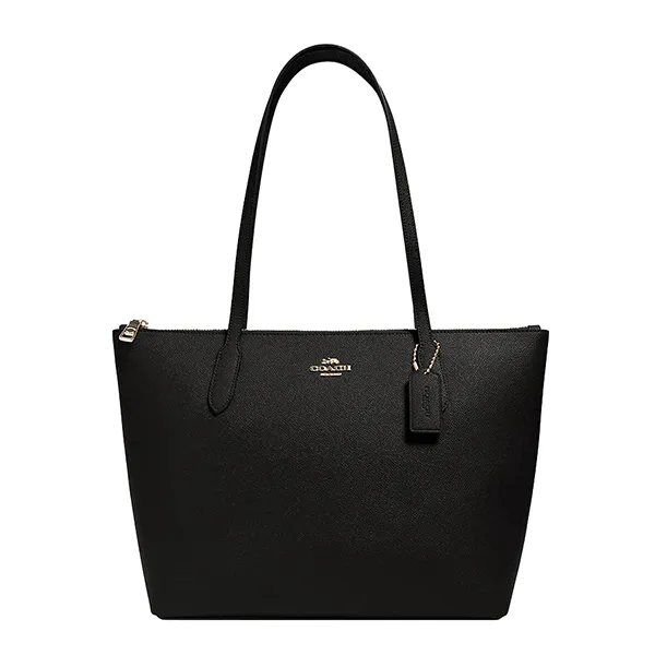 Túi Xách Nữ Coach Zip Top Gold/Black 4454 Màu Đen
