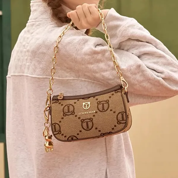 Túi Xách Nữ TTWN BEAR TN2706 Vàng Nâu