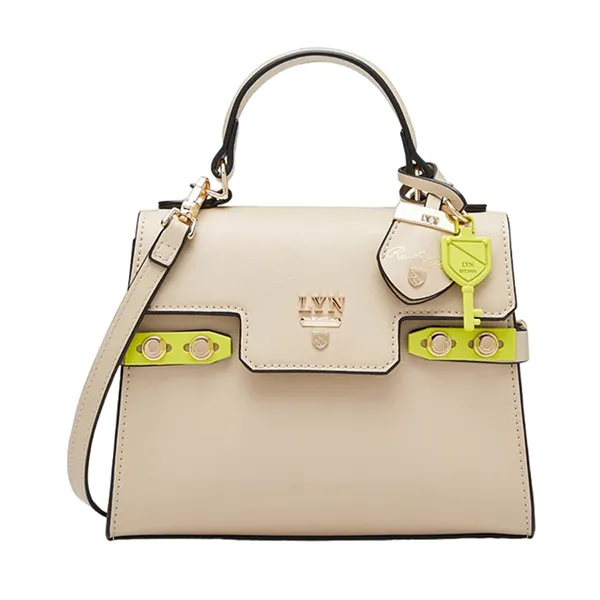 Túi Xách Tay Nữ Lyn Fineness Re-Edit S Handbags LL22WBF298 Màu Beige