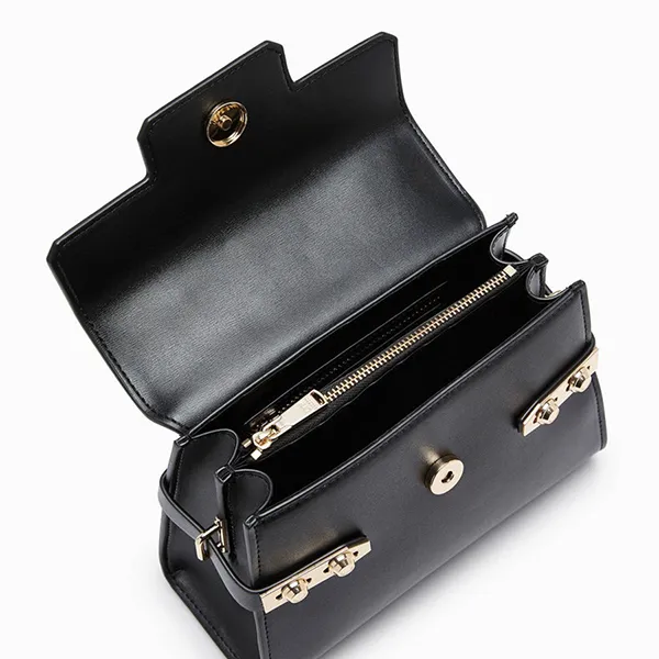 Túi Xách Tay Nữ Lyn Fineness Re-Edit S Handbags LL22WBF298 Màu Đen