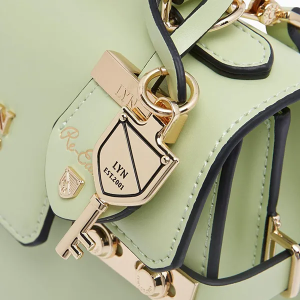 Túi Xách Tay Nữ Lyn Fineness Re-Edit S Handbags LL22WBF298 Màu Xanh Green