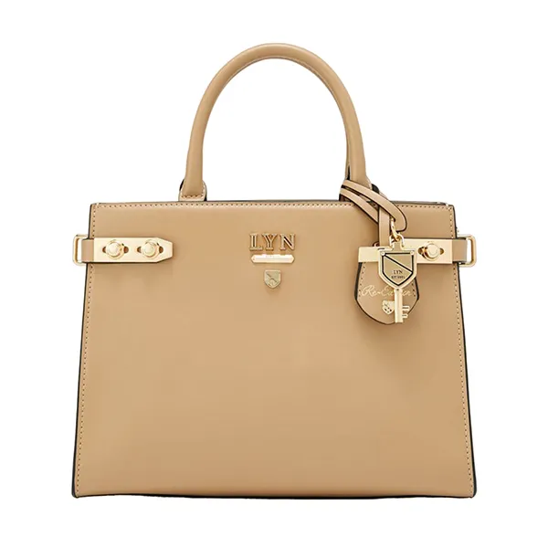 Túi Xách Tay Nữ Lyn Fineness Re-Edit Top L Handbags LL22WBF295 Màu Beige
