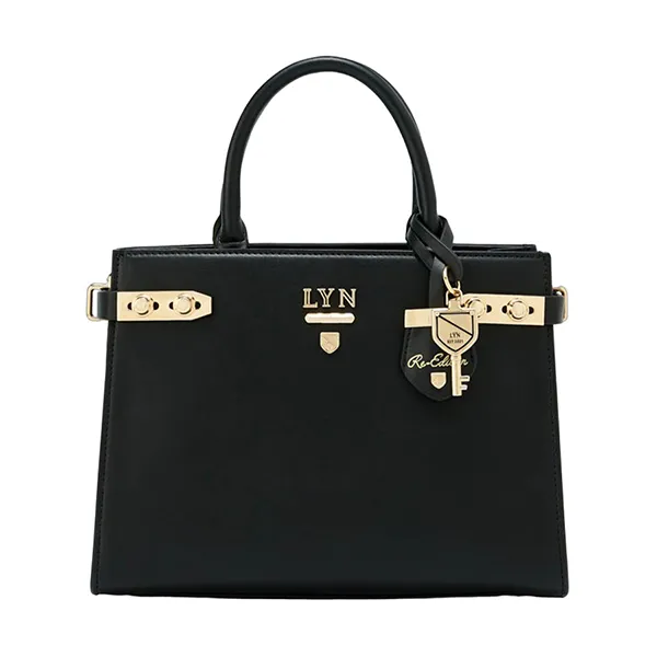 Túi Xách Tay Nữ Lyn Fineness Re-Edit Top L Handbags LL22WBF295 Màu Đen - Túi xách - Vua Hàng Hiệu