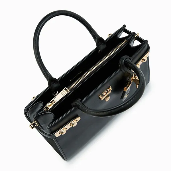 Túi Xách Tay Nữ Lyn Fineness Re-Edit Top L Handbags LL22WBF295 Màu Đen - Túi xách - Vua Hàng Hiệu