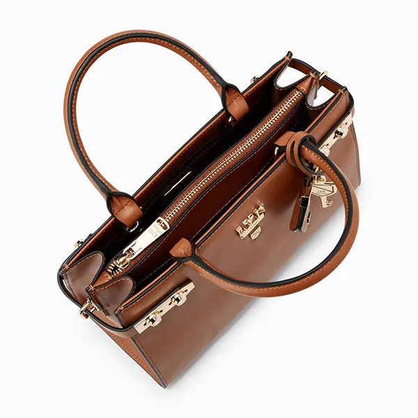 Túi Xách Tay Nữ Lyn Fineness Re-Edit Top L Handbags LL22WBF295 Màu Nâu
