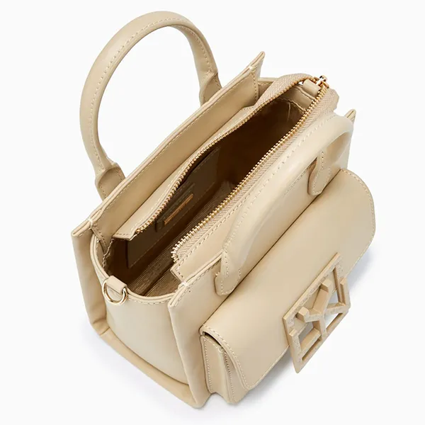 Túi Xách Tay Nữ Lyn Milly Top Handle Handbags LL23SBF272 Màu Beige