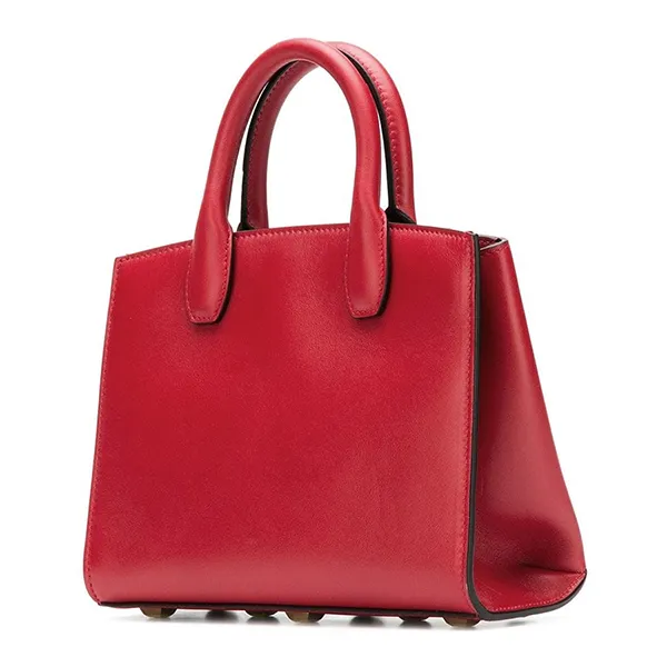 Túi Xách Tay Nữ Salvatore Ferragamo Studio Box Satchel Leather Small Màu Đỏ