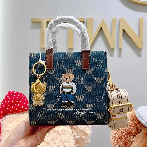 Túi Xách Nữ TTWN BEAR TN3017 Màu Xanh Nâu