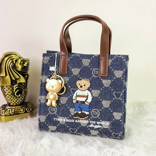 Túi Xách Nữ TTWN BEAR TN3017 Màu Xanh Nâu