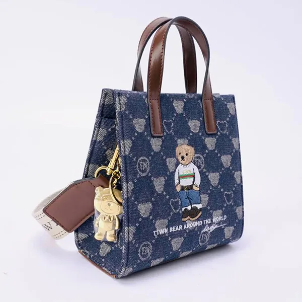 Túi Xách Nữ TTWN BEAR TN3017 Màu Xanh Nâu
