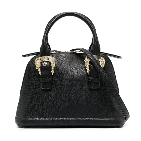 Túi Xách Tay Nữ Versace Jeans Couture Black Logo Couture Hand Bag Màu Đen - 3